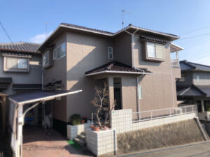 福山・外壁塗装・施工後・外壁のひび割れ